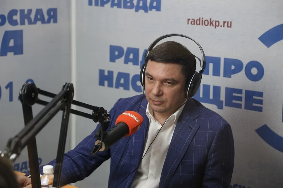 Мэр Краснодара Евгений Первышов в прямом эфире радио «КП»-Краснодар»