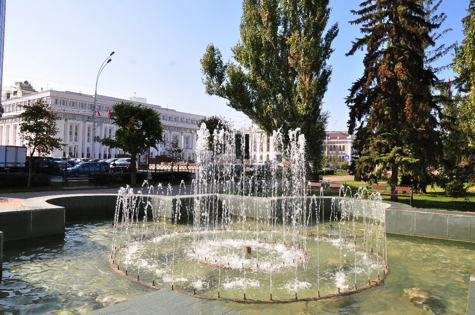 В городе больше 20 фонтанов