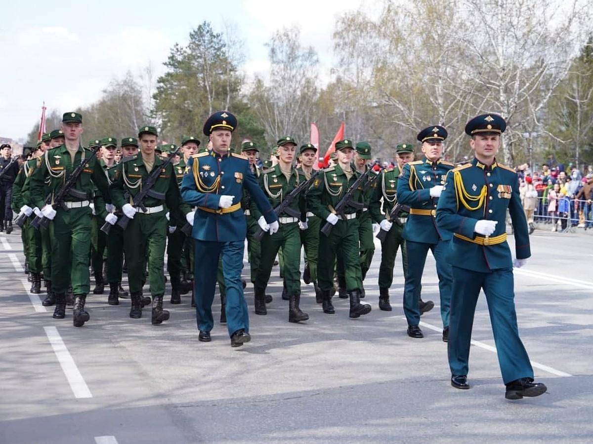 Президентский полк на параде победы