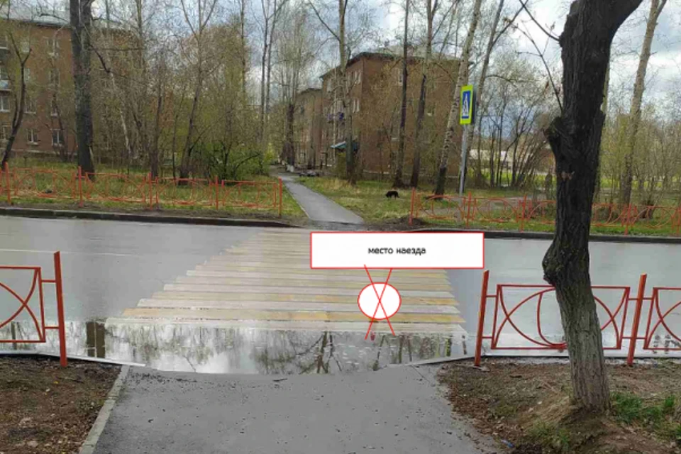 Водитель сбил школьницу на «зебре» и скрылся с места ДТП в Иркутской области. Фото: ОМВД России "Усольский"