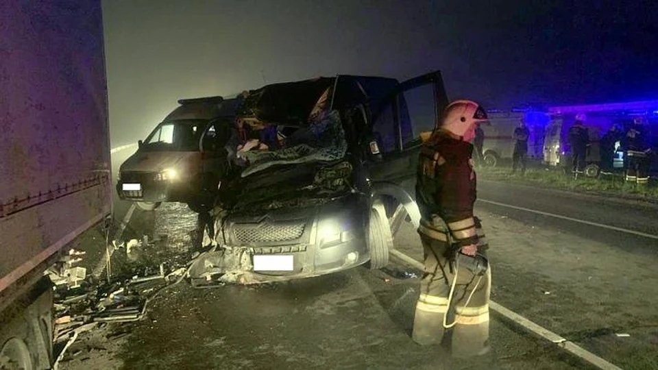 В тройном ДТП под Тулой погиб один человек и восемь пострадали