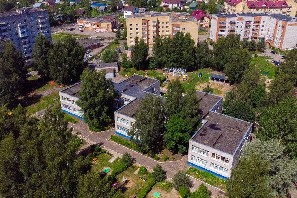 Детский сад расположен в активной части Ярославля (вид сверху). Фото: Алексей Смирнов