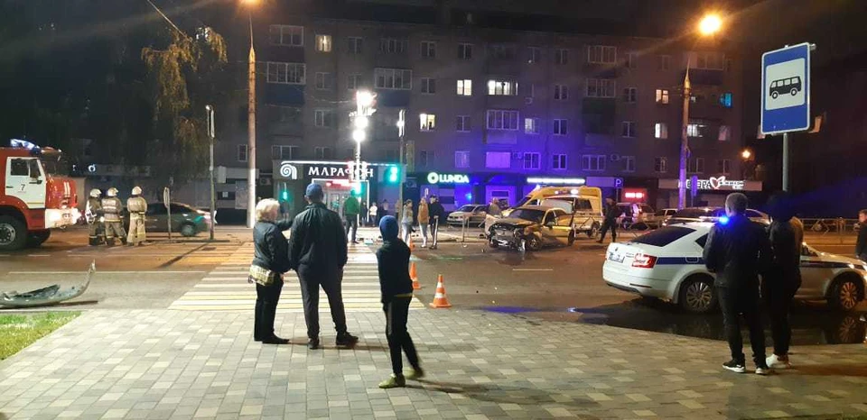 ДТП на улице Гагарина в Липецке