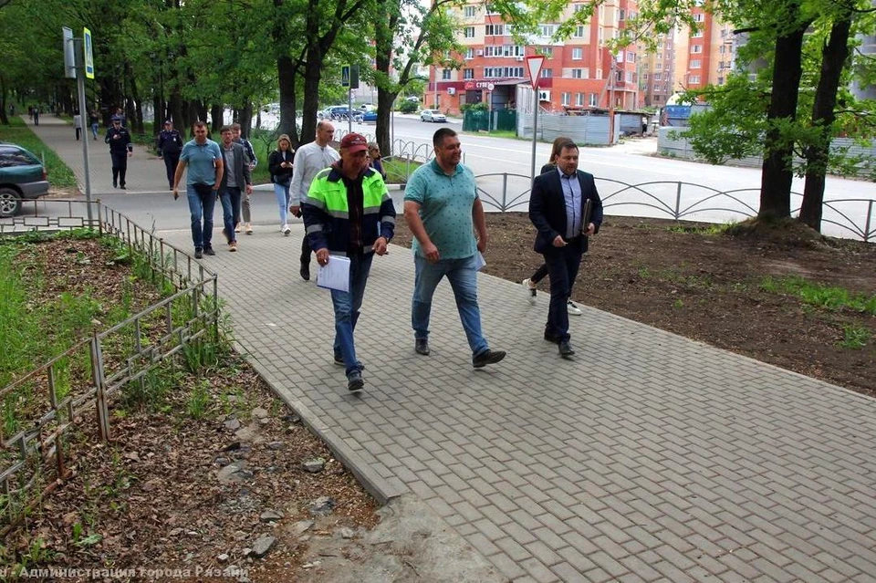 Проверка качества выполненных работ в составе комиссии становится в Рязани традицией. Фото: сайт горадминистрации
