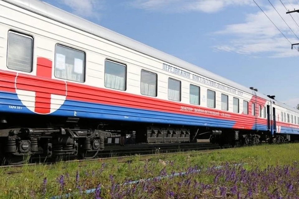 Красноярский Поезд здоровья отправится в свою последнюю перед каникулами командировку. Фото: КрасЖД