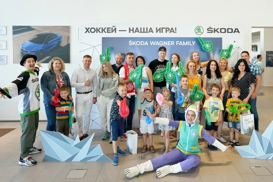 SKODA ВАГНЕР: Хоккей объединяет бизнес. Фото предоставлено ŠKODA ВАГНЕР.