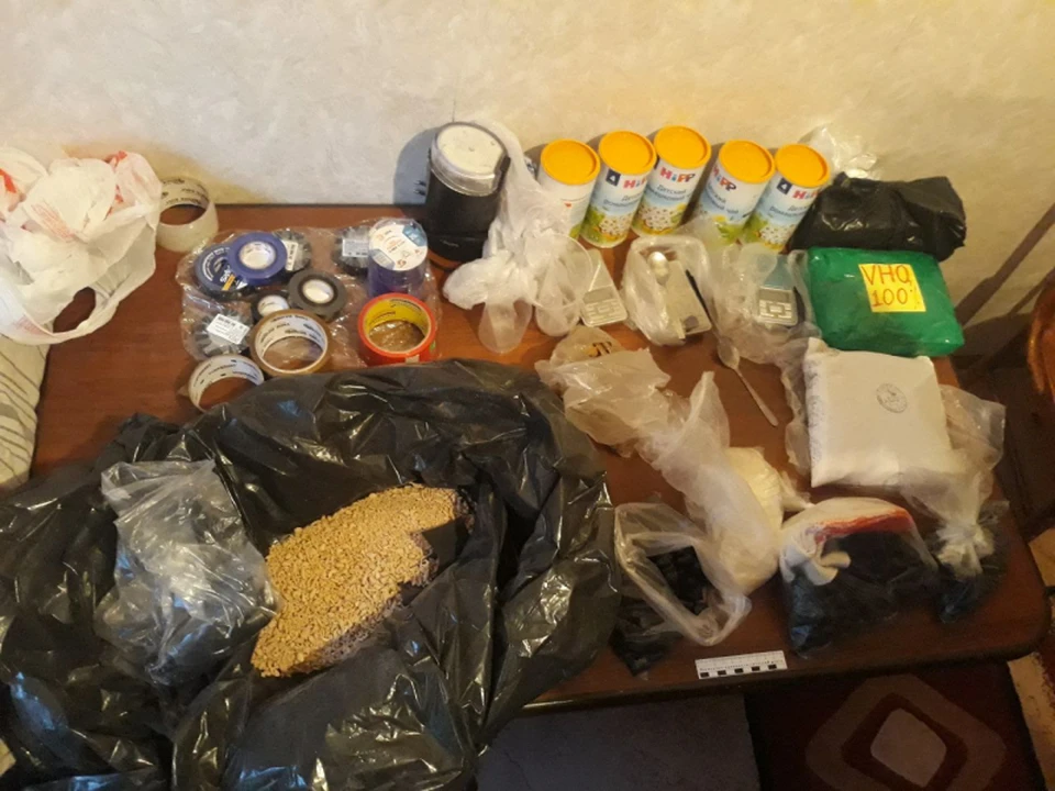 Более трех килограммов героина изъяли полицейские в Пролетарском округе Тулы