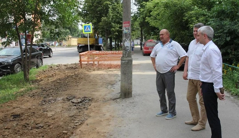 Фото пресс-службы администрации города: о беспорядке после разрытия составили протокол