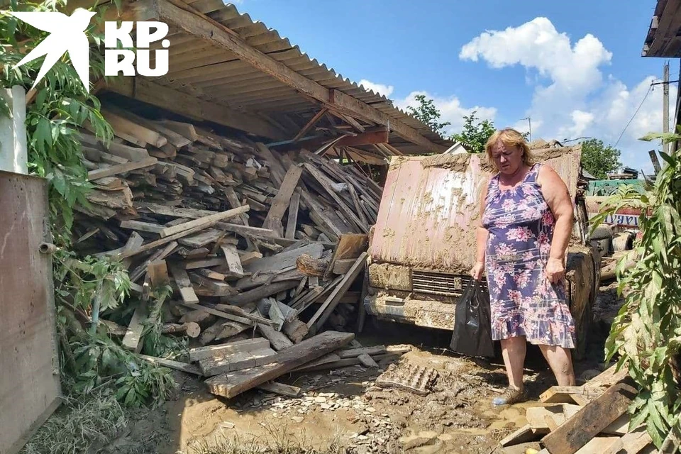 Как выглядит самый пострадавший район Краснодарского края после наводнения.