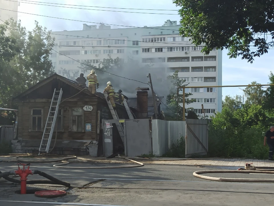 Пожар произошел в расселенном доме