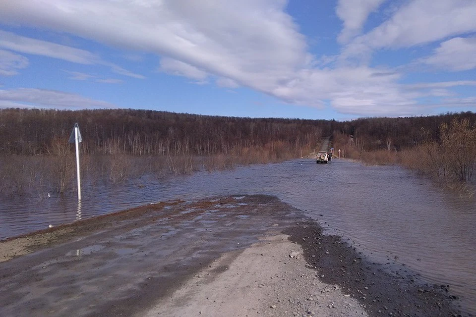 Уровень воды в Амуре начал подниматься рядом с Комсомольском