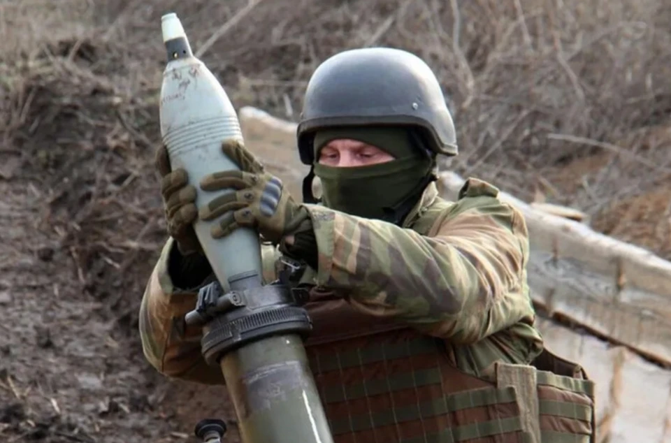 Украинские боевики открыли огонь из 120-го калибра по Зайцево. Фото: штаб ООС