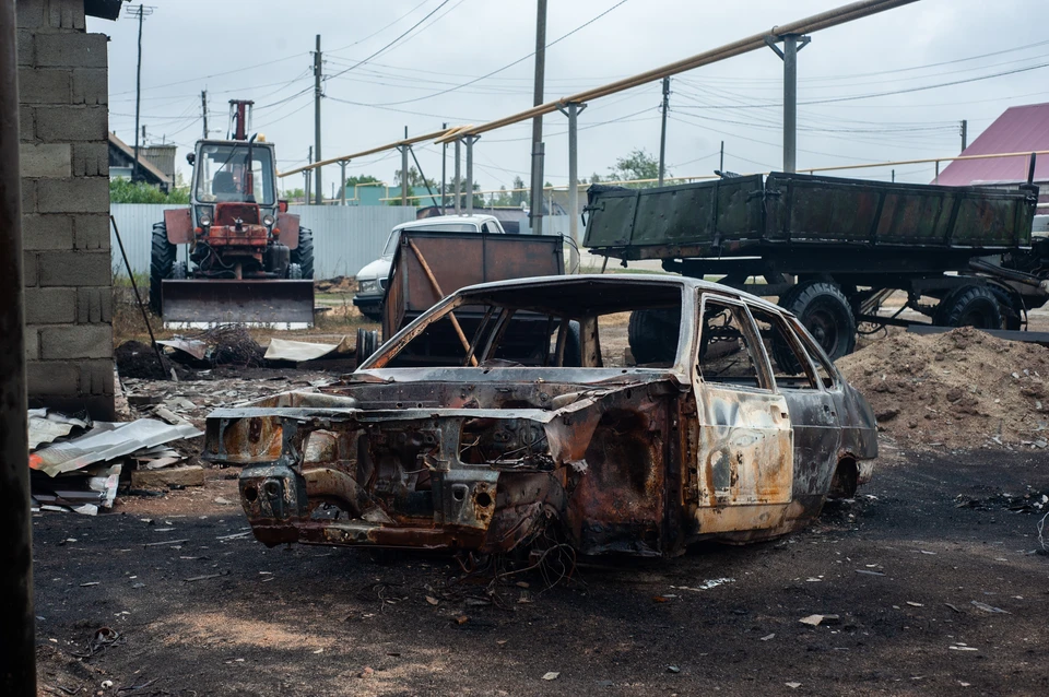 В Карталинском районе сгорели 63 дома.