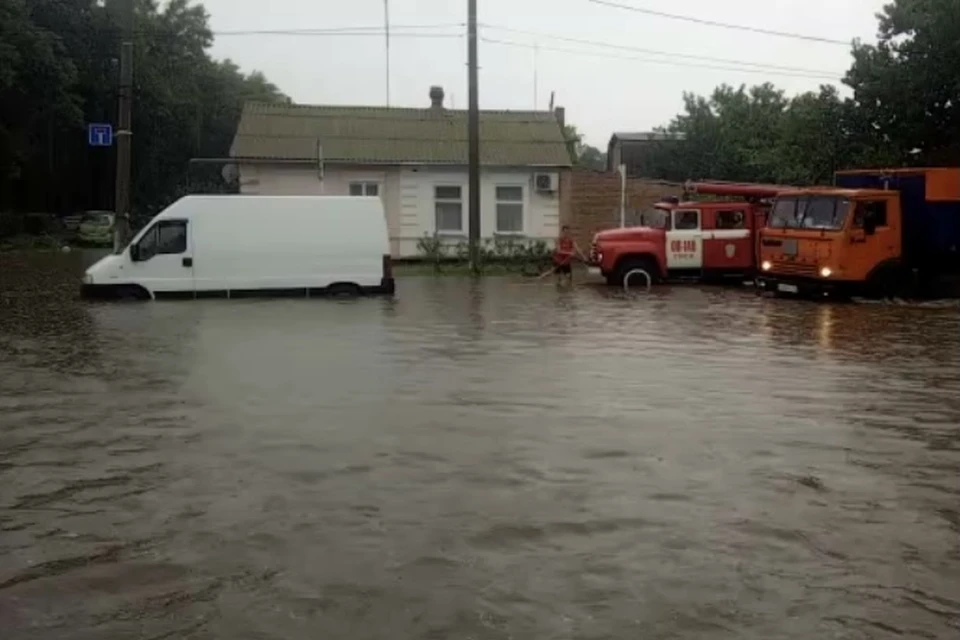 Вода поднялась за два часа залповых ливней