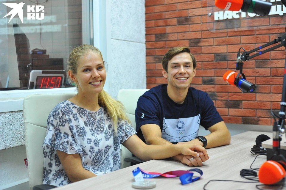 Татьяна и Константин Минины в эфире программы "Овертайм" на радио КП (95,3 FM).