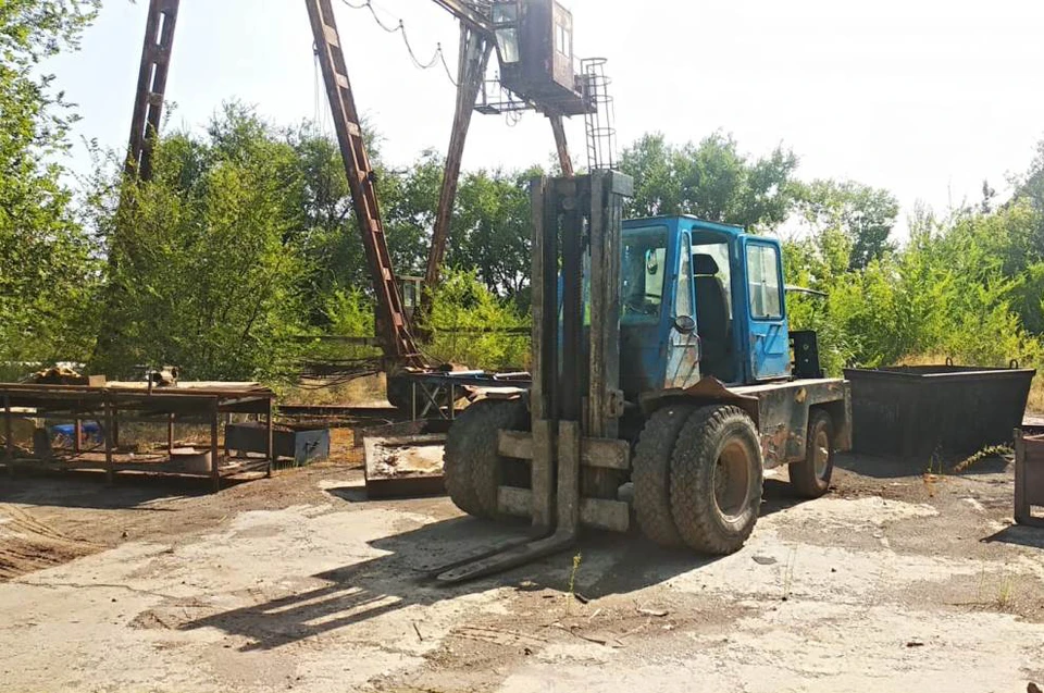 Похитители взяли с собой газовые резаки и автопогрузчик. Фото: Волгоградэнергосбыт
