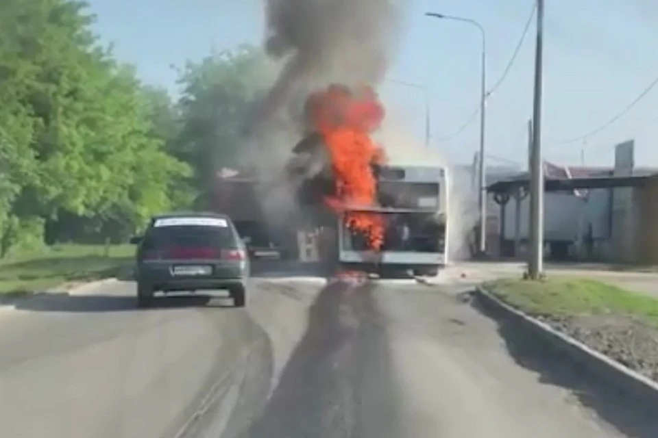 В Ростове выяснили причины возгорания двух автобусов