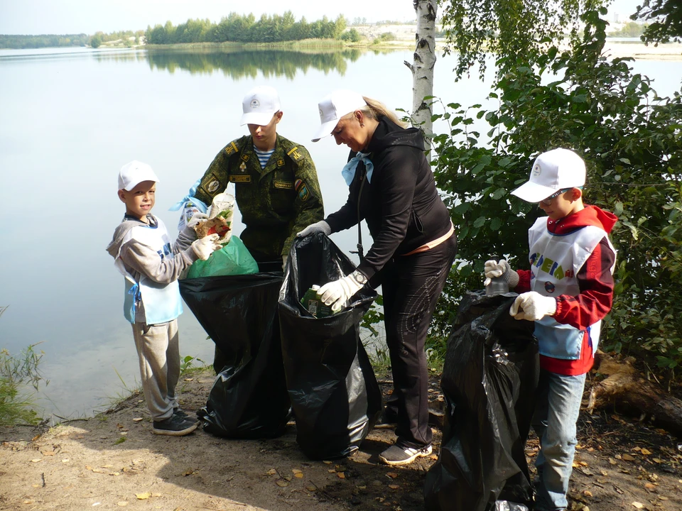Одно из двух Силикатных озер очистили от мусора в Нижнем Новгороде Фото: организаторы акции «оБЕРЕГАй!»