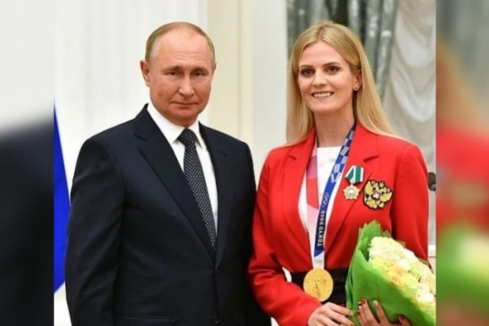 Владимир Путин и Марина Голядкина. Фото: instagram.com/marina_gold13