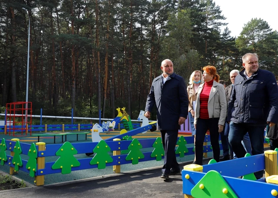 Сергей Цивилев проверил строительство детских садов в Кемерове и темпы дорожных работ. Фото:АПК.