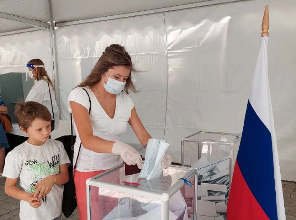 Россияне в Кыргызстане проголосовали на выборах депутатов Госдумы.
