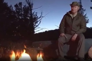 Видео отдыха Путина и Шойгу в тайге появилось в сети. ФОто: скрин