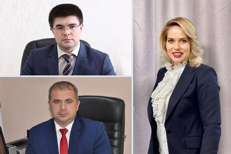 Олег Сутурин (слева сверху) назначен министром строительства, Павел Сторожук назначен министром сельского хозяйства, а Ирина Горбачева стала министром транспорта