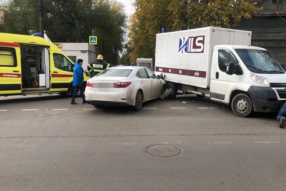 В ДТП пострадал водитель "Лексуса" Фото: УГИБДД России по Тверской области
