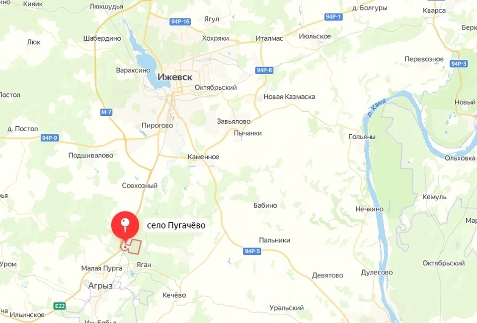 Мужчина подорвался в Пугачево? Фото: скриншот Яндекс.Карты