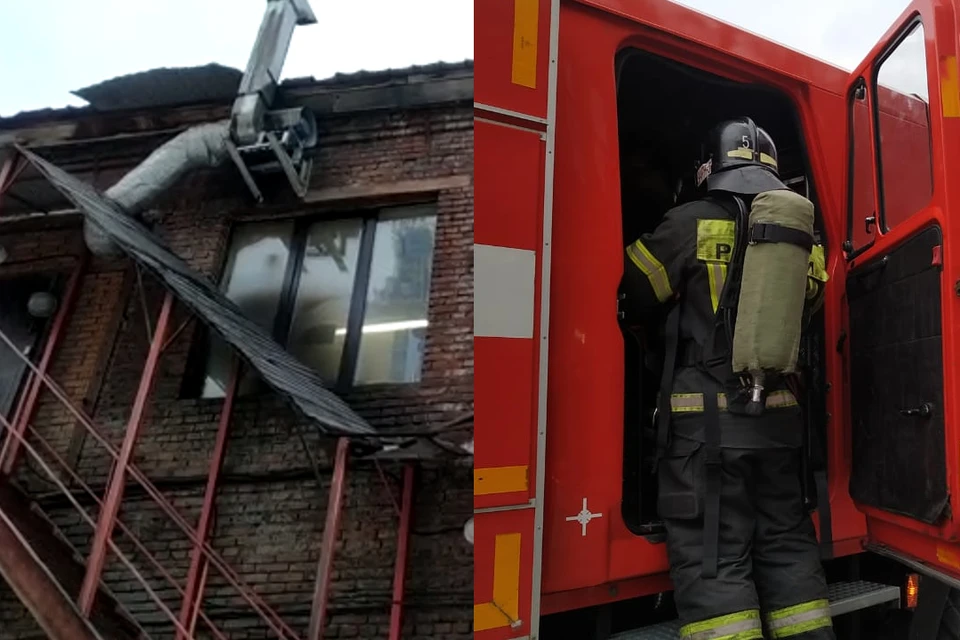 Пламя опалило окна в раздевалке. Фото: пресс-служба ГУ МЧС по Новосибирской области