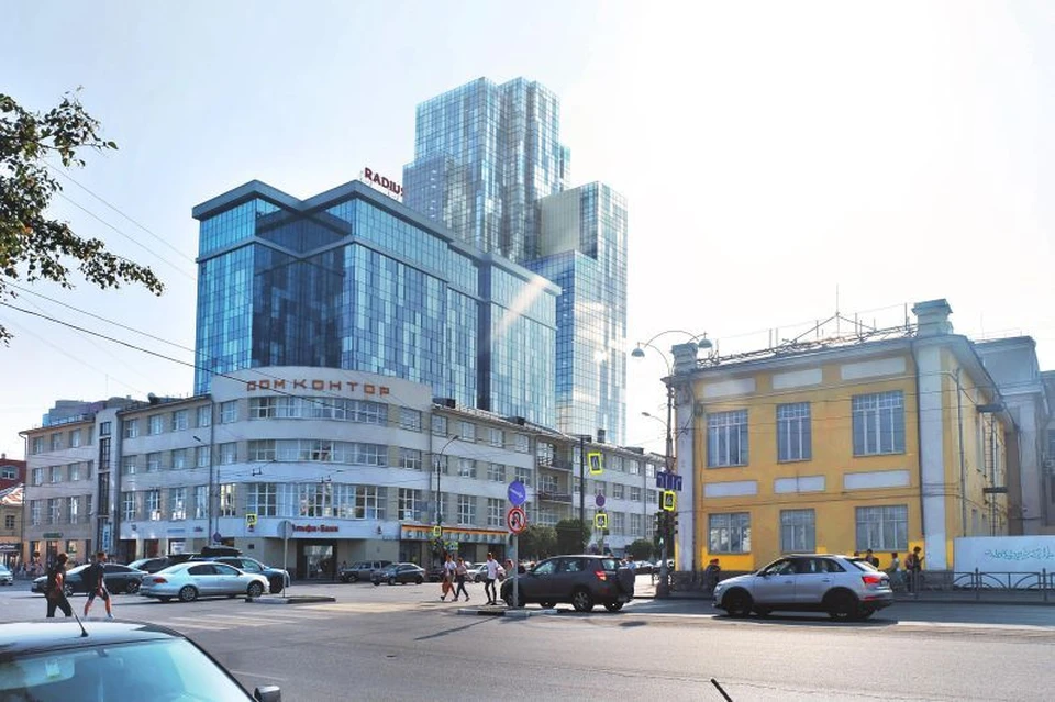 Новое здание может появиться в границах улиц Малышева - 8 Марта - Вайнера - Радищева. Фото: архитектурный проект, «ПФ Востокпроект»