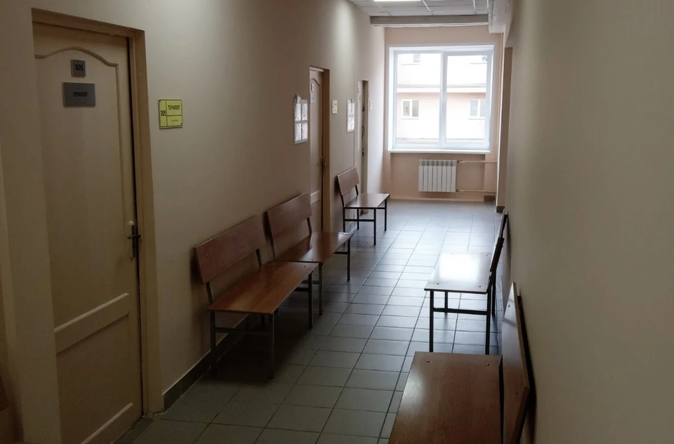 Ремонтные работы продолжаются в четвертой взрослой поликлинике Смоленска. Фото: департамент здравоохранения Смоленской области.