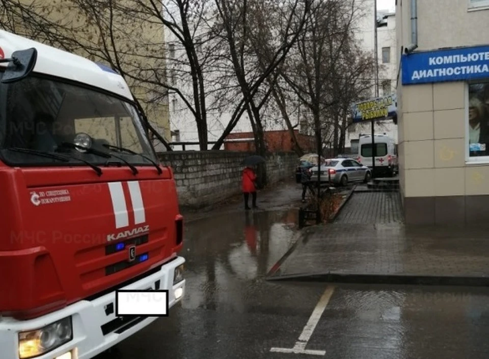 Снимок с места происшествия.
