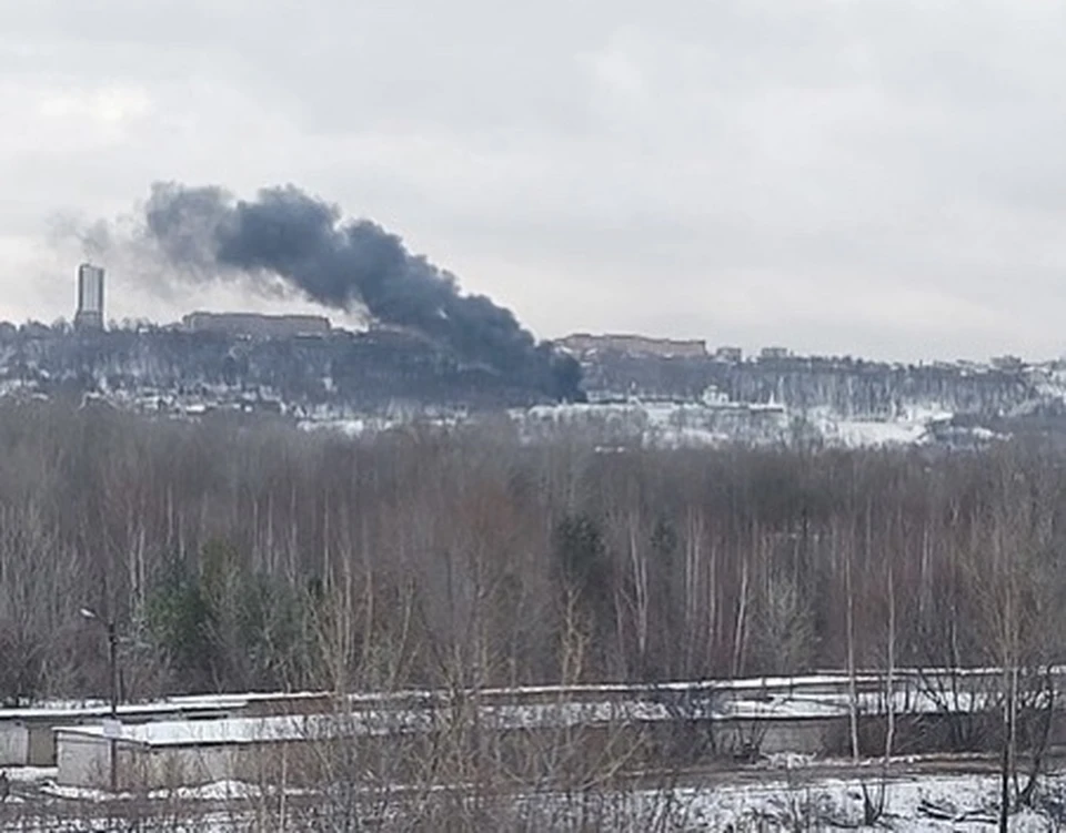 Печёрский мужской монастырь загорелся в Нижнем Новгороде