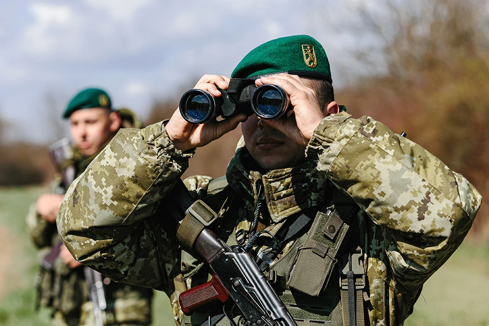 Украинские пограничники настроены решительно.