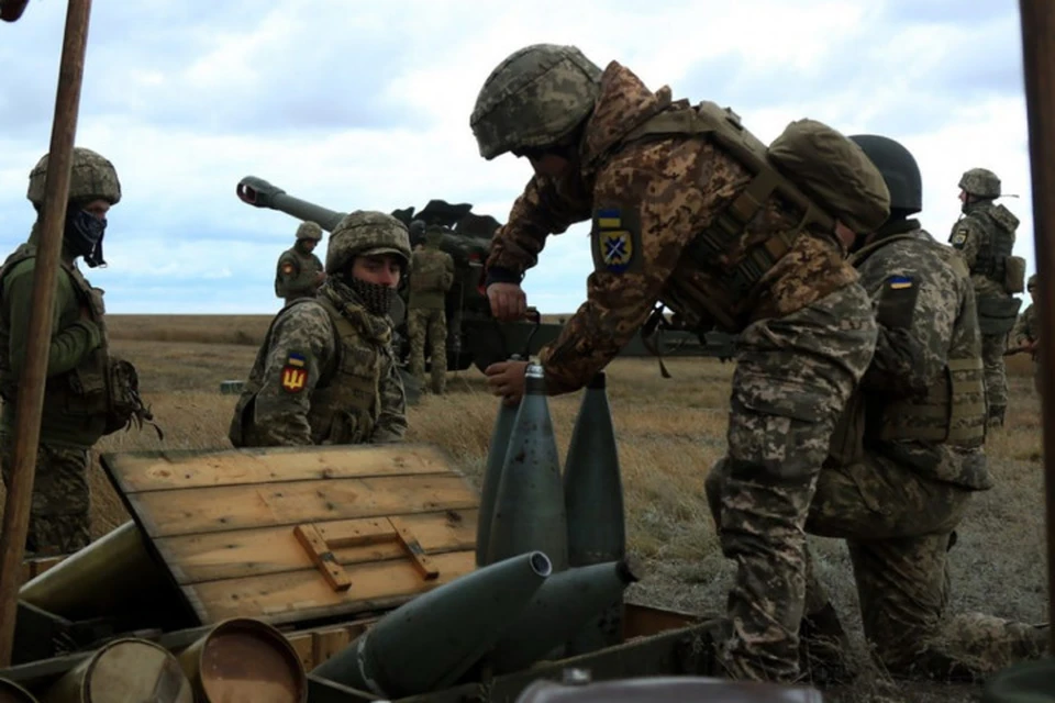 По Первомайску украинские военные стреляли из артиллерийских орудий калибра 152 мм. Фото: МОУ