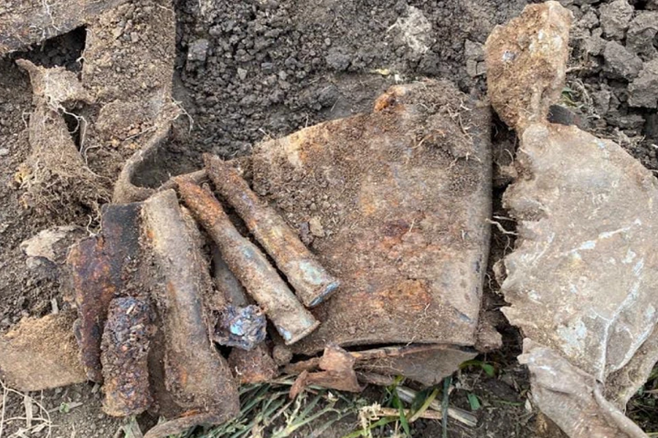 Погибшие военные не дошли до немецкой траншеи около 30 шагов. Фото: поисковой отряд «Миус-Фронт»
