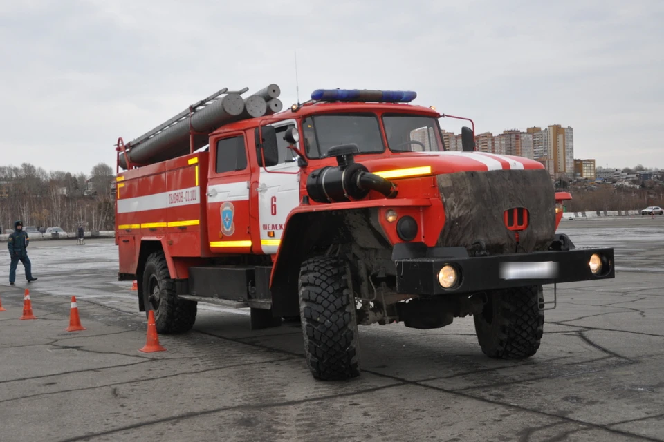 Соревнования по скоростному маневрированию на пожарных автомобилях состоялись в Иркутске