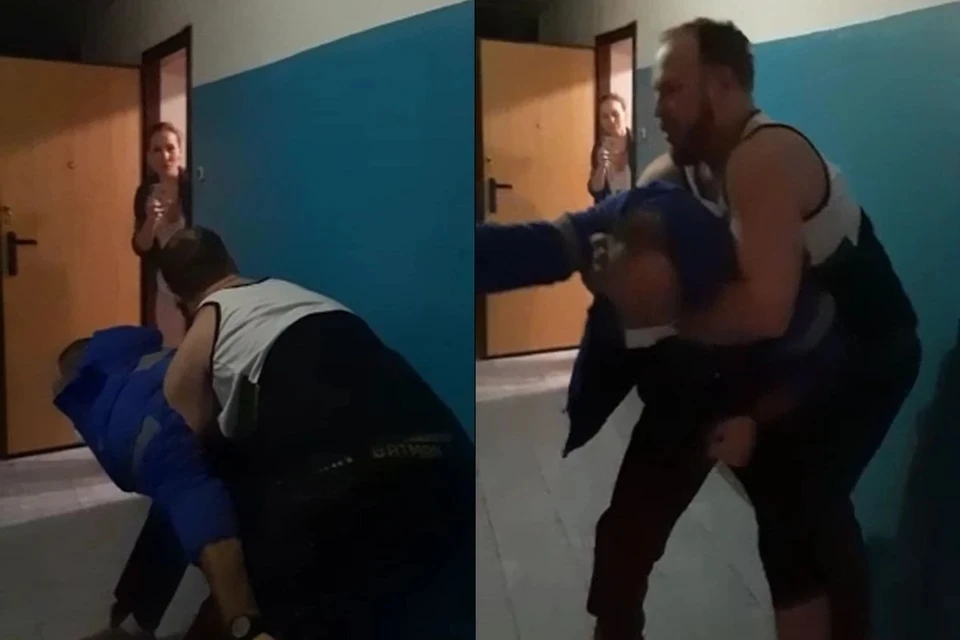 В Новосибирской области продолжается суд над мужчиной, избившим врача скорой помощи. Фото: Кадр из видео