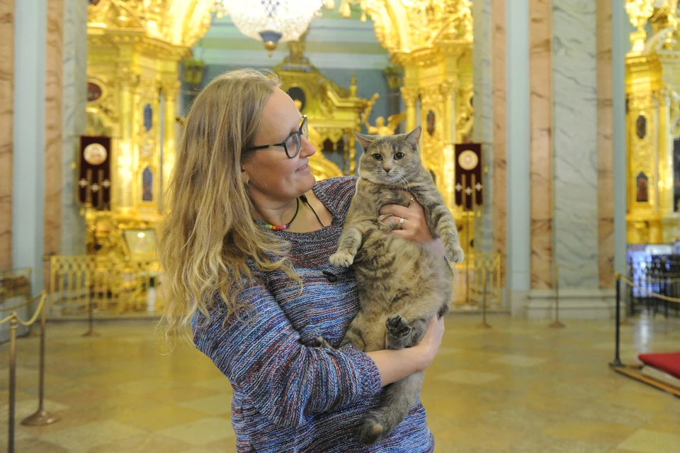 Кошка Серафима, новая хранительница Петропавловской крепости, сбежала с первого интервью журналистам