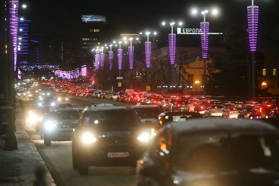 Пробки в Хабаровске: снова десяточка