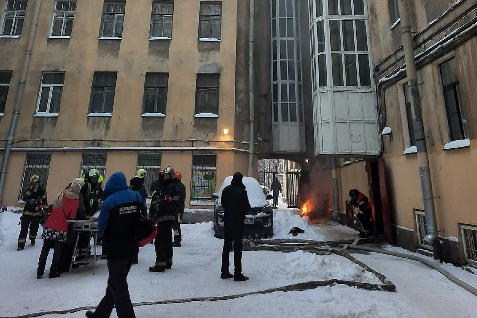 Причина возгорания пока неизвестна ФОТО: соцсети
