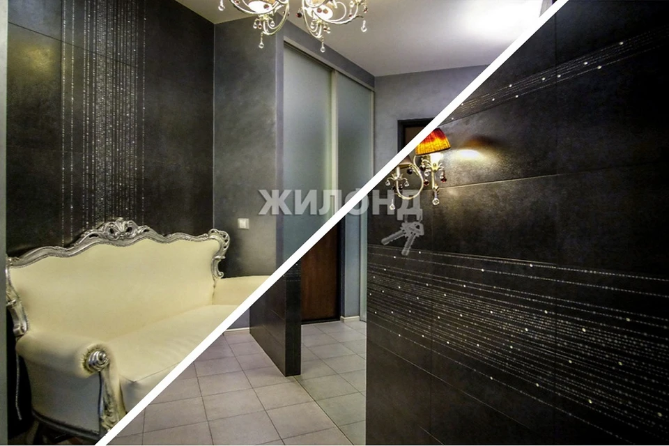 В квартире, кроме стразов, есть еще дорогая европейская мебель. Фото: N1.RU.