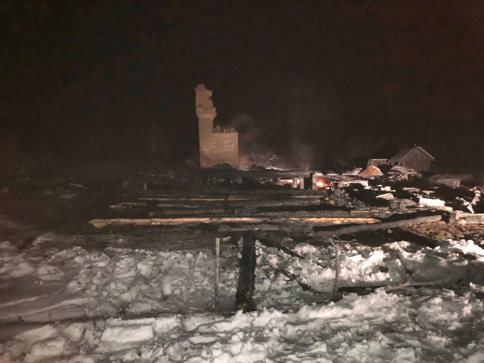 При пожаре в жилом доме погибла женщина Фото: СУ СК РФ по Тверской области