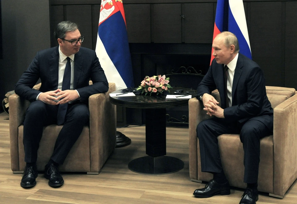 Вучич намерен попросить у Путина дополнительные объемы газа для Сербии