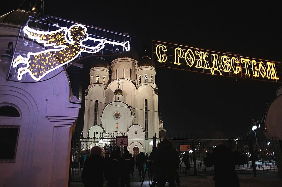 В Красноярске с 6 января изменят схему движения транспорта возле храмов