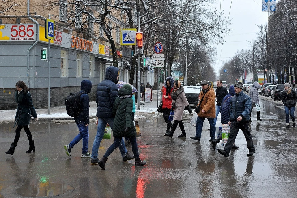 Мороз в Орловской области сменится оттепелью и сильным ветром