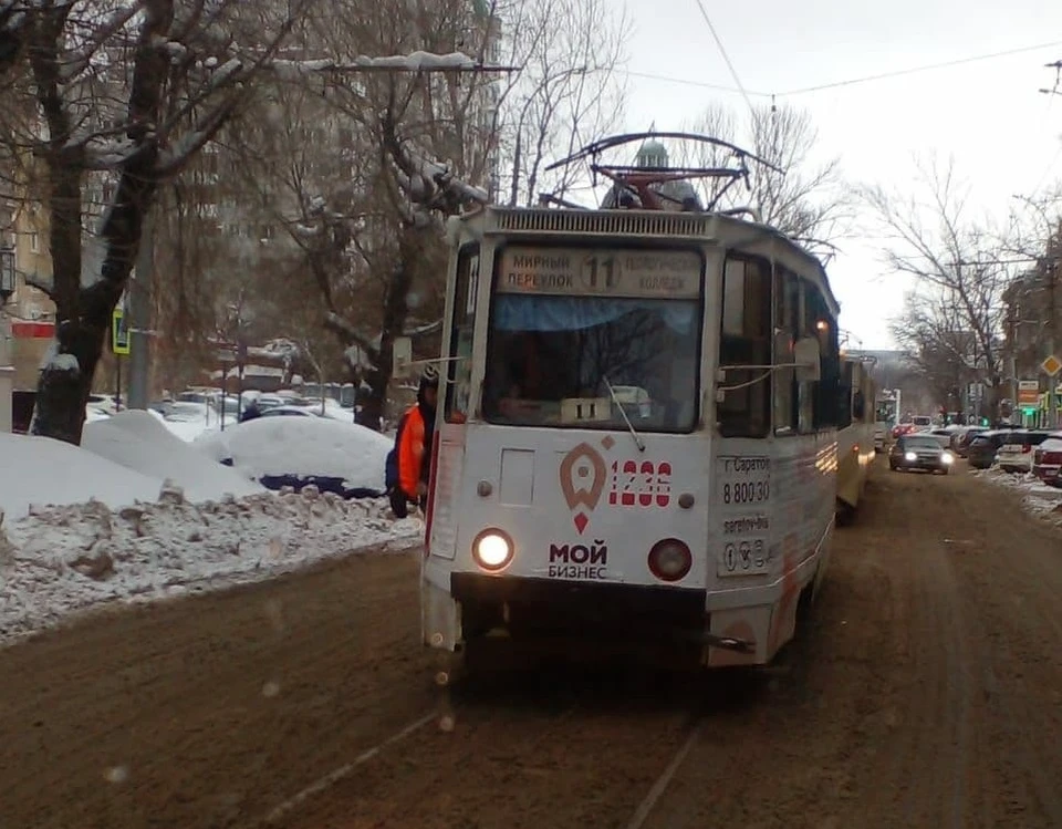 Трамвай сломался и остановил движение семи маршрутов электротранспорта