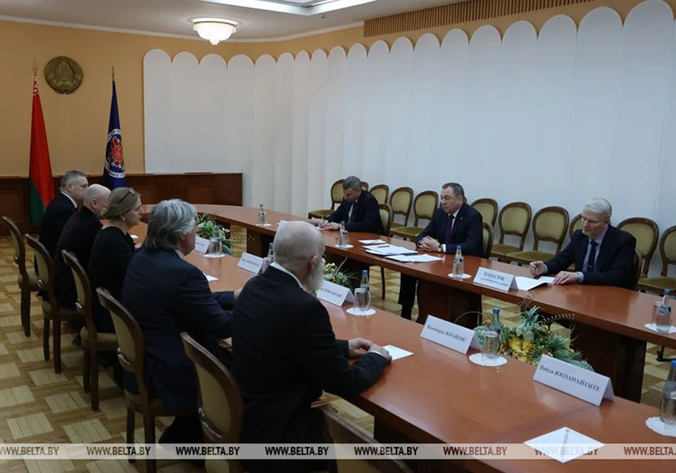 Во время встречи министра с делегацией Литвы. Фото: belta.by