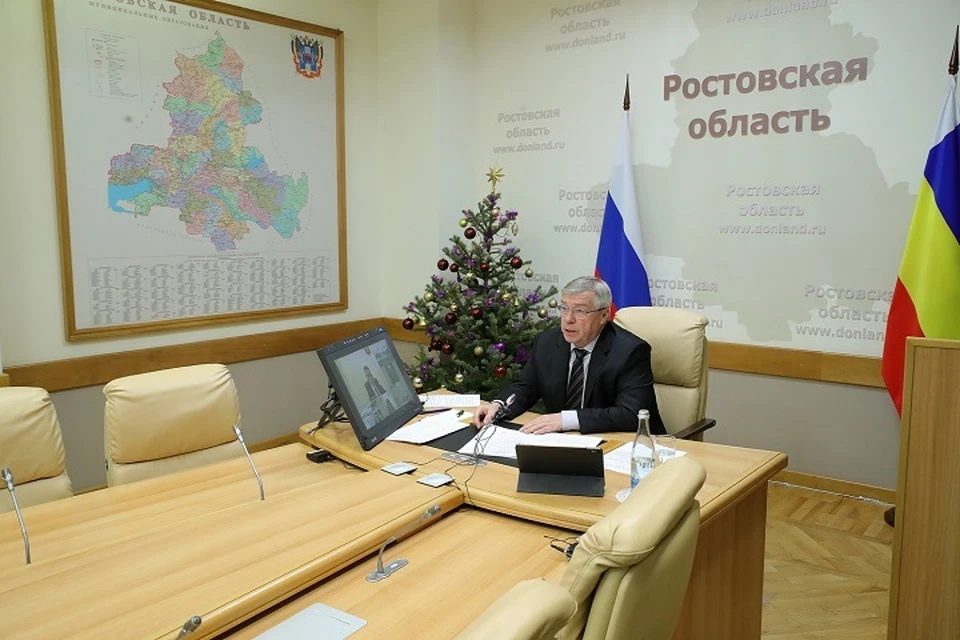 Василий Голуев прокомментировал ситуацию с распространением коронавируса. Фото: сайт правительства РО